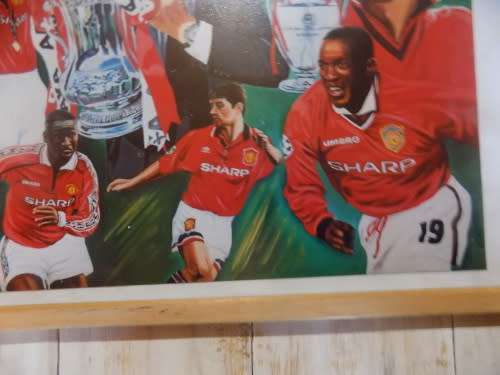 Manchester United Pre 90s Frame Team Players